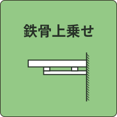 鉄骨上乗せ